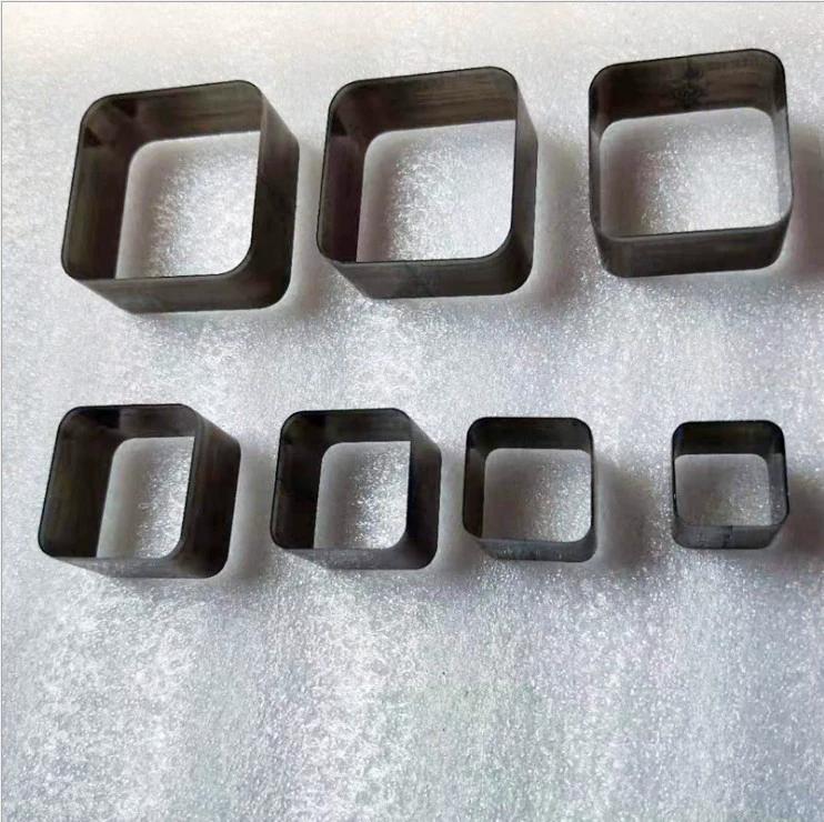 Кожаный нож ручной работы форма кожаный нож форма лазерный Нож Форма округлый Квадратный Кулон Форма Ножа A13