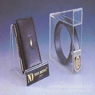 Transparent acrylic belt box acrylic belt rack belt display rack pants belt rack acrylic belt collection
