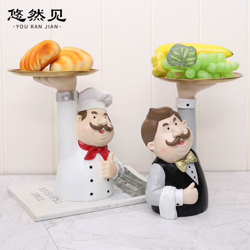 European-style Simulation Waiter Creative Resin Sundries Storage Home Decorations Desktop Ornaments Dining Room Living Room Fruit Plate European-style Simulation Waiter Creative Resin Sundries Storage Home Decorations Desktop Ornaments Dining Room Living Room Fruit Plate