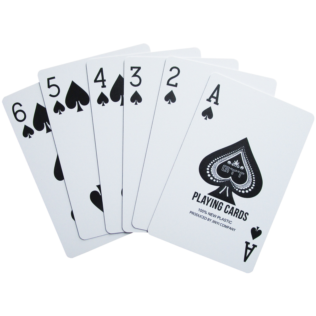 Jinyi helado de plástico naipes en stock suministro Jinyi PVC poker varios modelos y colores disponibles