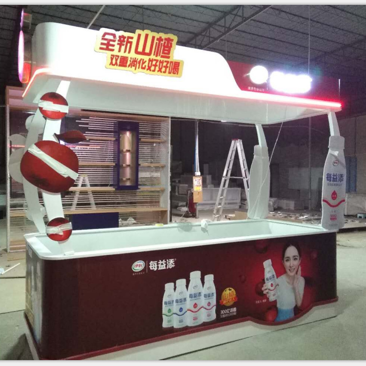 厂家直供 超市饮料展示柜 多层展示架 专业展柜设计 实木展示架