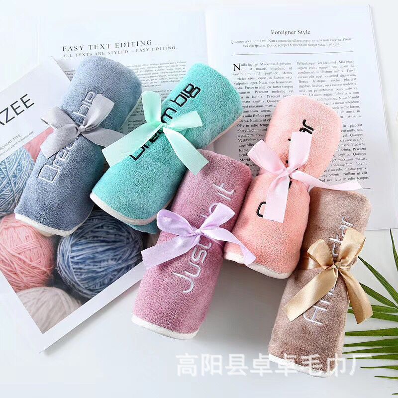 Youth pie towel letter embroidery towel Net red explosion set return gift sports towel wholesale support generation hair Youth pie towel letter embroidery towel Net red explosion set return gift sports towel wholesale support generation hair