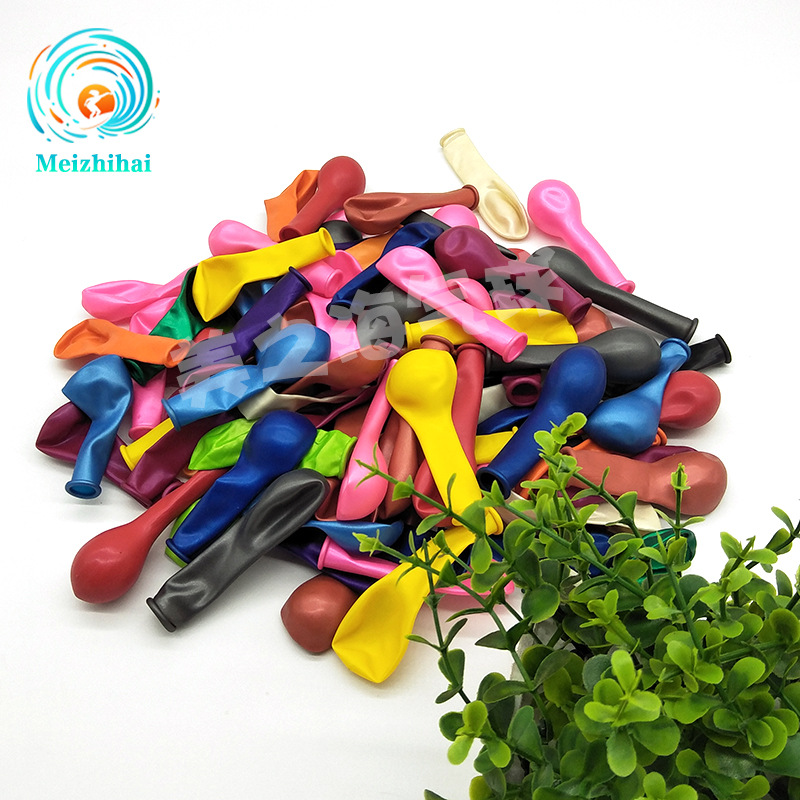 Personalizado 5 pulgadas set de globos de navidad gruesa personalizado flotar aire fiesta de cumpleaños decoración diseño de escena