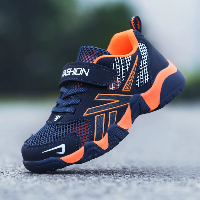 Детские кроссовки весна-лето 1712: низкие повседневные дышащие сетчатые кроссовки для мальчиков и девочек для бега и путешествий