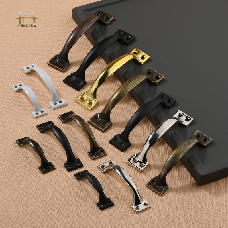 Jingmao Hardware 3 Inch 4 Inch 5 Inch 6 Inch Antique Arch Old Style Door Painted Wooden Door Drawer Door Handle