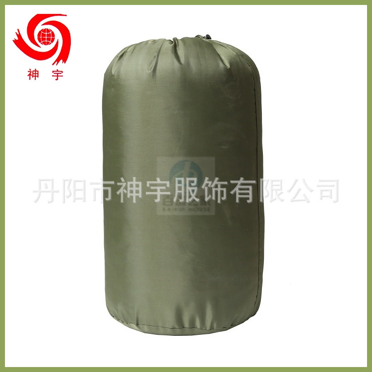 Green travel warm handheld sleeping bag for men and women