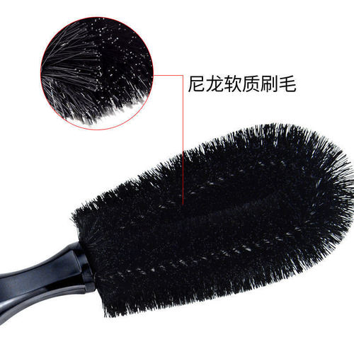 Professional car wheel brush car tool tire brush soft bristle cleaning small brush car rim brush cleaning supplies
