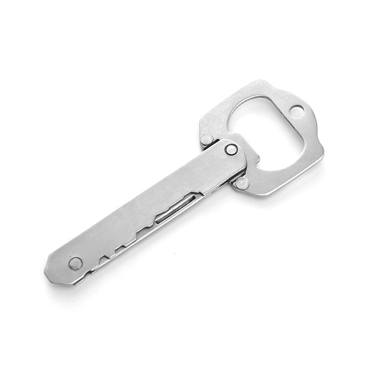 Multi-Function Key Tool (SILVERHERO) Retrofit Car Key Folding Knife, Bottle Opener, 4 mm