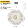 Scandinavian modern creative ceiling lamp for bedroom, lights for living room, clothing, crystal pendant