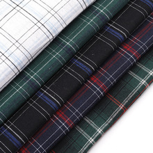 可定制百褶裙服装裙子布diy jk格子布料金银丝涤纶色织格子布