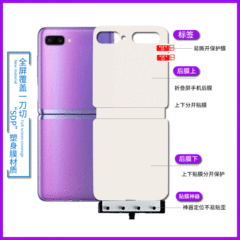 適用三星Galaxy Z Flip貼膜神器高清摺疊屏水凝膜自修復防刮tpu膜