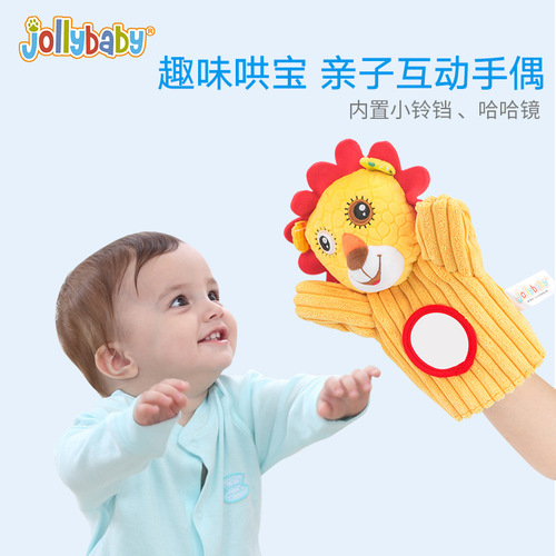 Jollybaby newborn enlightenment gift box set 0-1 year old baby educational early education parent-child toy baby cloth book