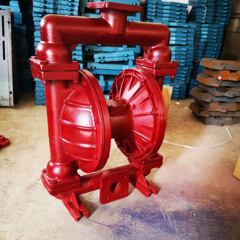 不锈钢铝合金气动隔膜泵 单吸式工程塑料pp食品隔膜泵工业污水泵