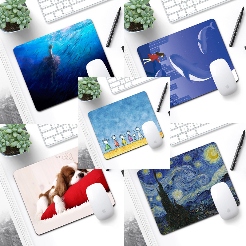 Internet cafe Internet cafe non-slip cartoon mouse pad mouse pad advertising logo Amazon wholesale mouse pad