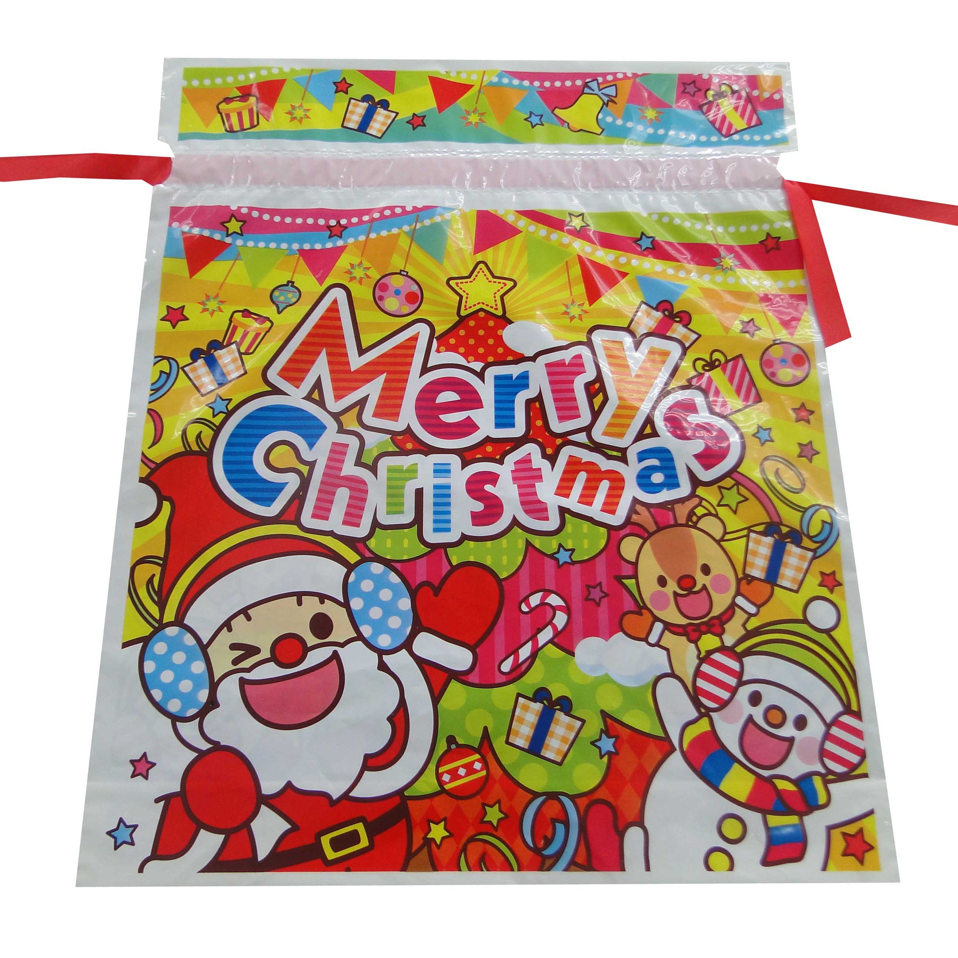 PE奶白精美包装袋 名顺凹版穿绳袋彩色印刷礼品包装复合袋