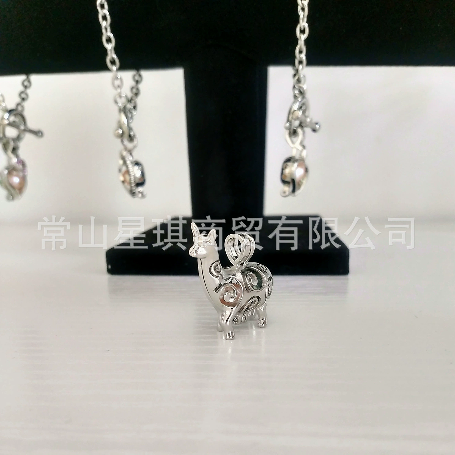 Pendant from pearl, alpaca, Aliexpress, Amazon, European style, P240, wholesale