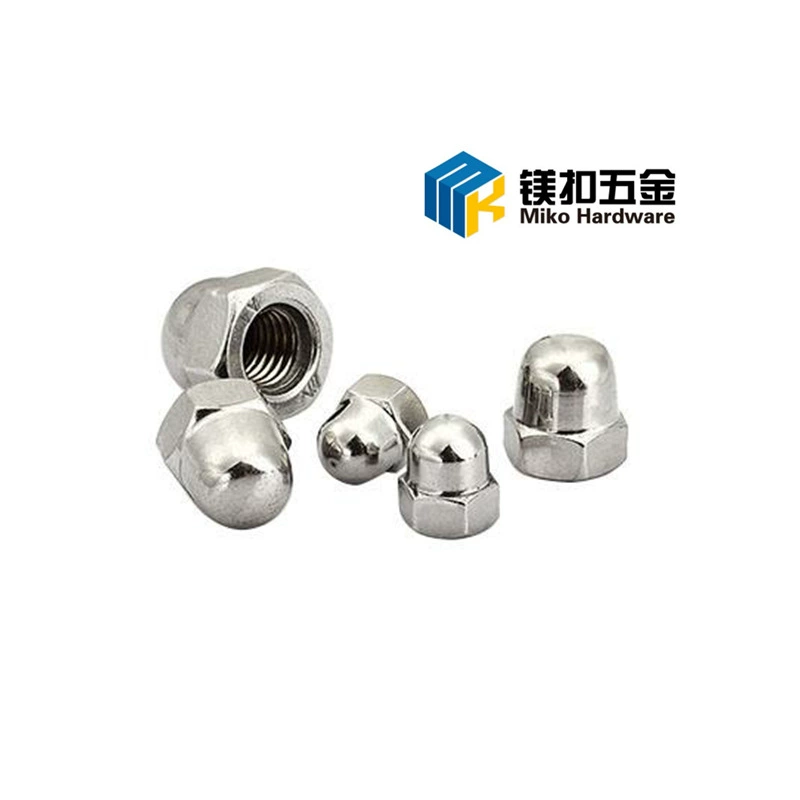 В наличии и быстрая доставка 304 Накидная гайка из нержавеющей стали DIN1587 крышка Женская M3-36