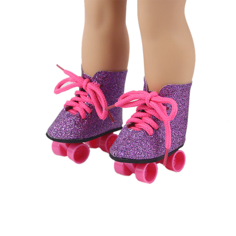 18 pulgadas American Girl muñeca zapatos muñeca cambio patinaje zapatos patinaje American Girl muñeca Accesorios
