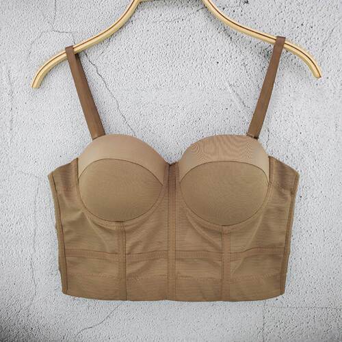 Korean version of the best-selling thin sexy tight-fitting personalized hollow halter neck bra vest for women with navel-baring short tube top to wrap the chest
