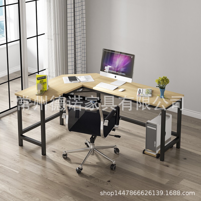 Corner desk home desktop writing table corner L-shaped desk modern minimalist bedroom computer desk