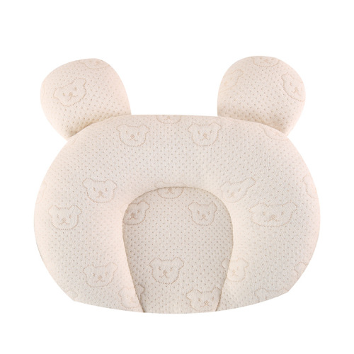 Baby Pillow 0-1 Year Latex Pillow Baby Shaping Pillow 6 Month Newborn Head Shape Correction Anti-Tilting Breathable Pillow