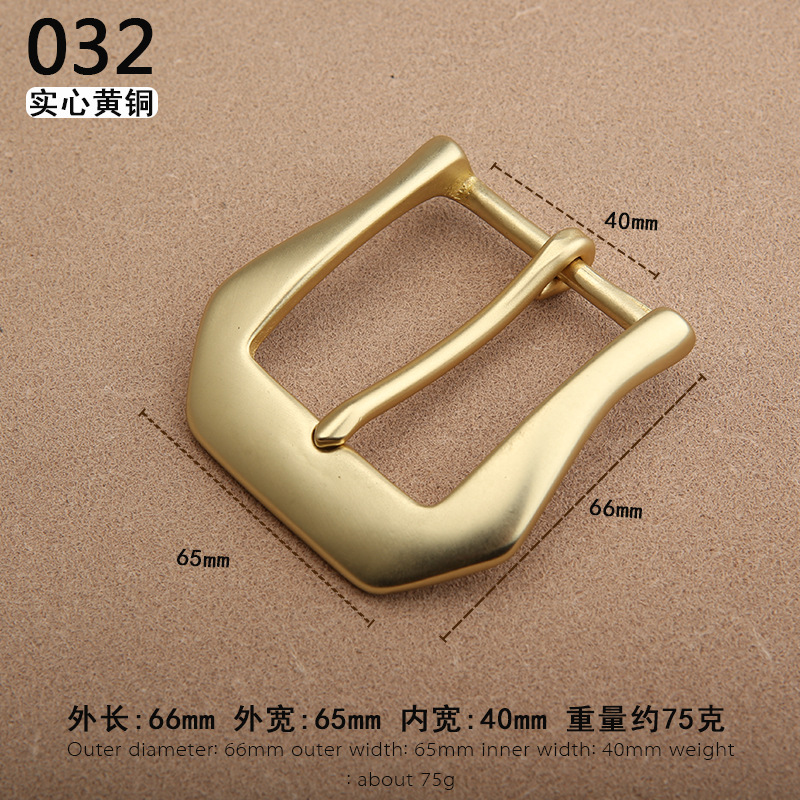 Nuevo latón sólido de alta gama casual cinturón hebilla pantalones cinturón hebilla pin hebilla accesorios 4,0 cm pantalones hebilla