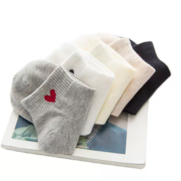 Короткие хлопковые носки, осенние цвета, повседневные ankle socks, дышащие мягкие (несколько цветов)