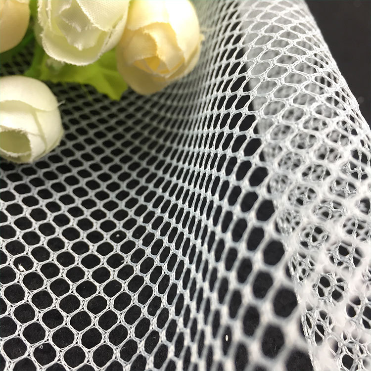 经编涤纶全涤六角网眼布A006箱包洗衣袋渔具帐篷鞋材网布