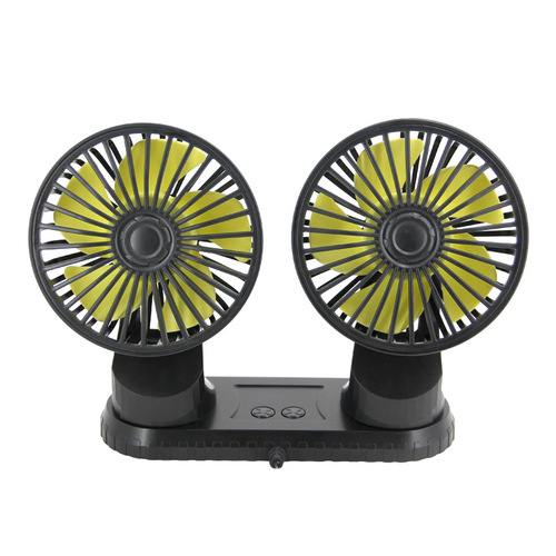 Car Flash F404 Car USB Dual Head Fan Vent Creative In-Car Automotive Accessories