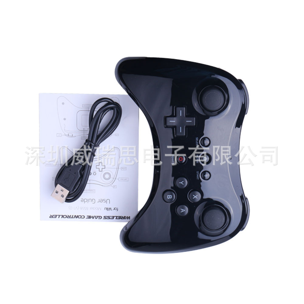 Compatible con Wii U host Wii U Pro inalámbrico Bluetooth GamePad Negro Blanco