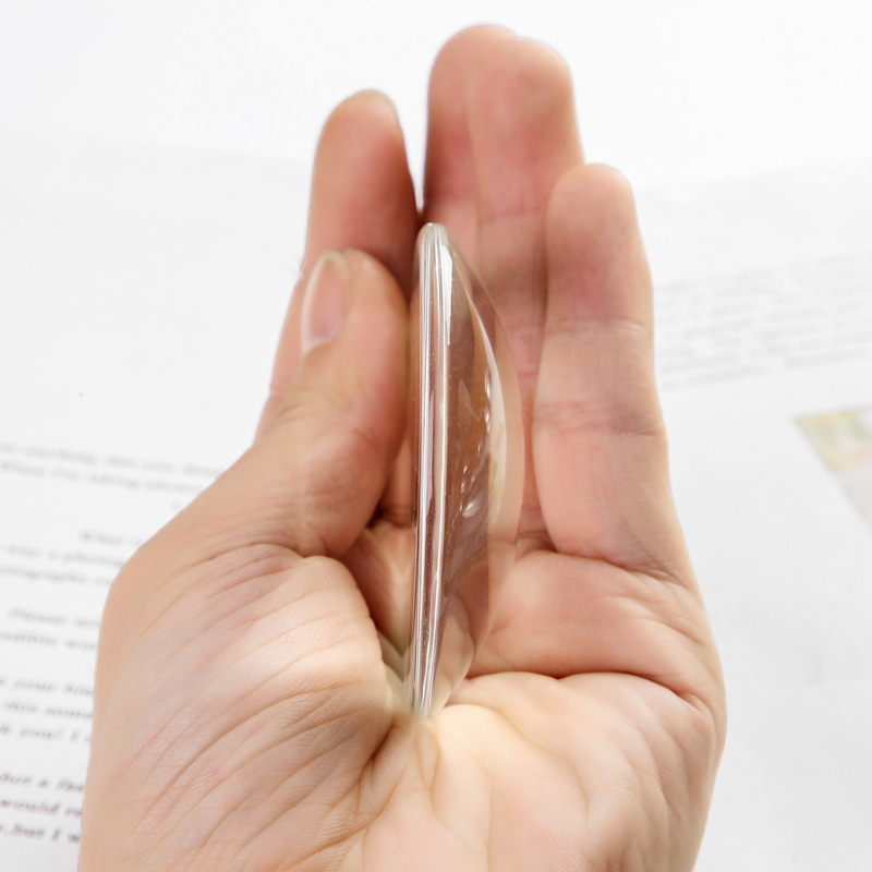 円形透明ガラスパッチ時間宝石水晶工芸品卸売り冷蔵庫貼り白胚diyアクセサリー部品