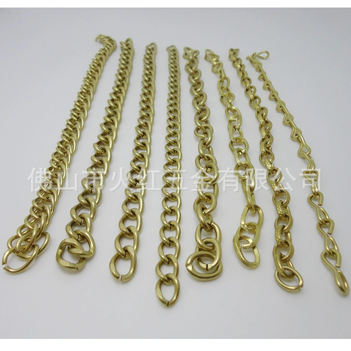 Supply of various specifications of copper chain to produce copper chain Copper chain specifications and styles, welcome to consult