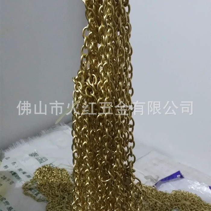 Supply of various specifications of copper chain to produce copper chain Copper chain specifications and styles, welcome to consult