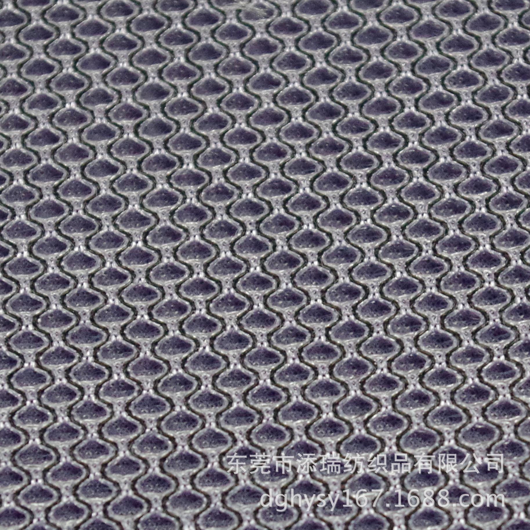 厂家直销透气双色三明治网布坐垫布料 3D夹网 透气隔热加厚网布