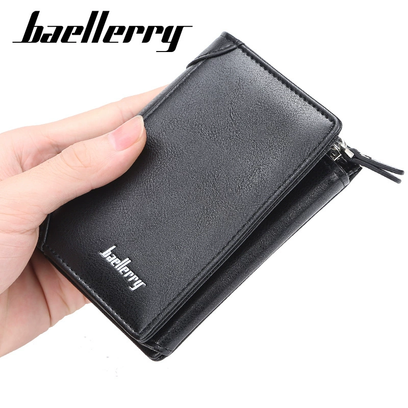 Baellerry кошелек, короткий тонкий держатель карт с молнией