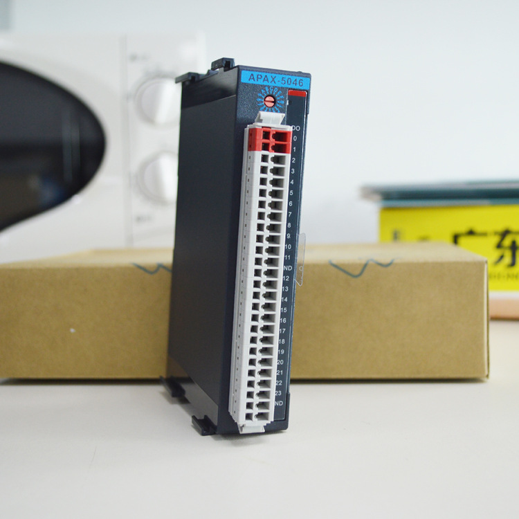 全新研华APAX-5046控制模块 24通道数字量输出通道 底板隔离保护