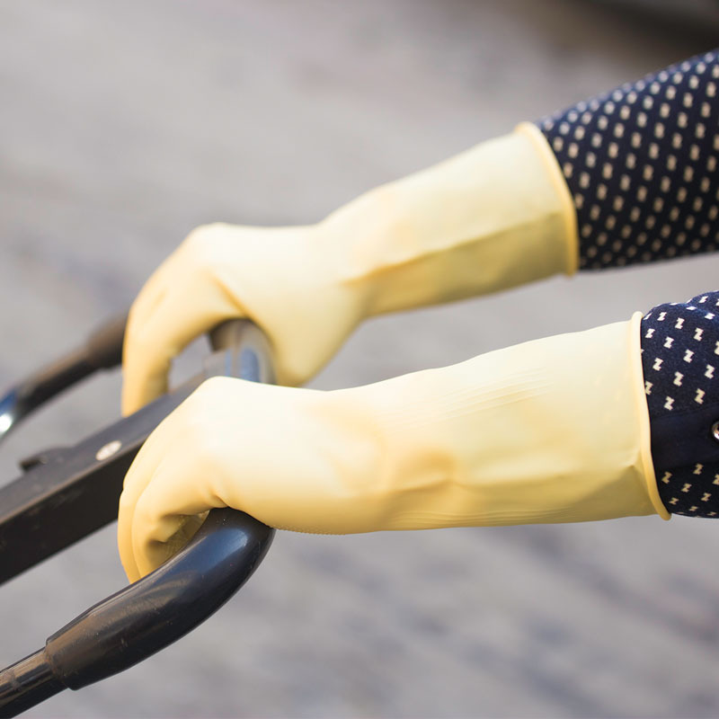 Carne tendón látex impermeable sitio de construcción resistente al desgaste hogar cocina impermeable habitación comida lavavajillas látex hogar guantes duraderos al por mayor