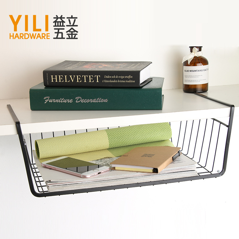 Factory Direct Supply Cabinet Partition Wardrobe Hanging Basket Storage Rack Student Desk Hanging Rack Japanese Household Goods