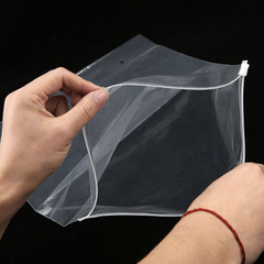 PE transparent zipper bag for clothing, sanding packaging bag, plastic self-sealing bag, underwear clothing packaging bag