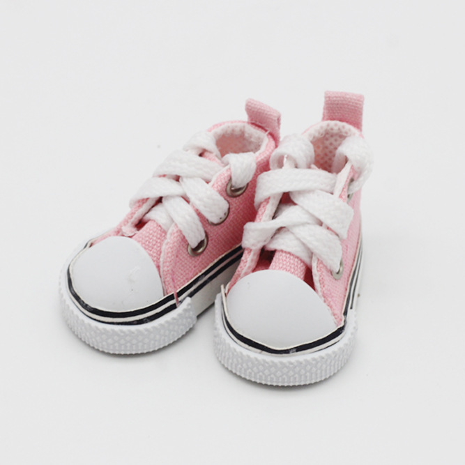 5cm muñeca bjd zapatos de lona Exo muñeca zapatos 6 puntos muñeca 1/6 pequeño ragdoll
