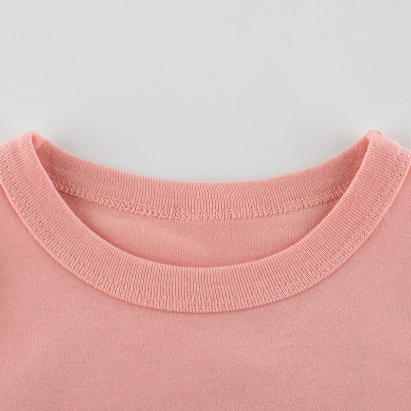 Estilo coreano ropa para niños verano nueva fábrica directa bebé Camiseta de manga corta linda chica superior ropa para niños envío