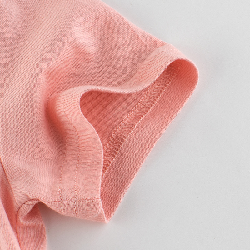 Estilo coreano ropa para niños verano nueva fábrica directa bebé Camiseta de manga corta linda chica superior ropa para niños envío