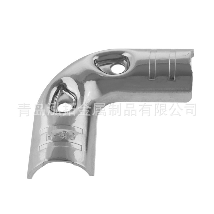 线棒接头 | 精益管连接件 | H-90（镀铬）