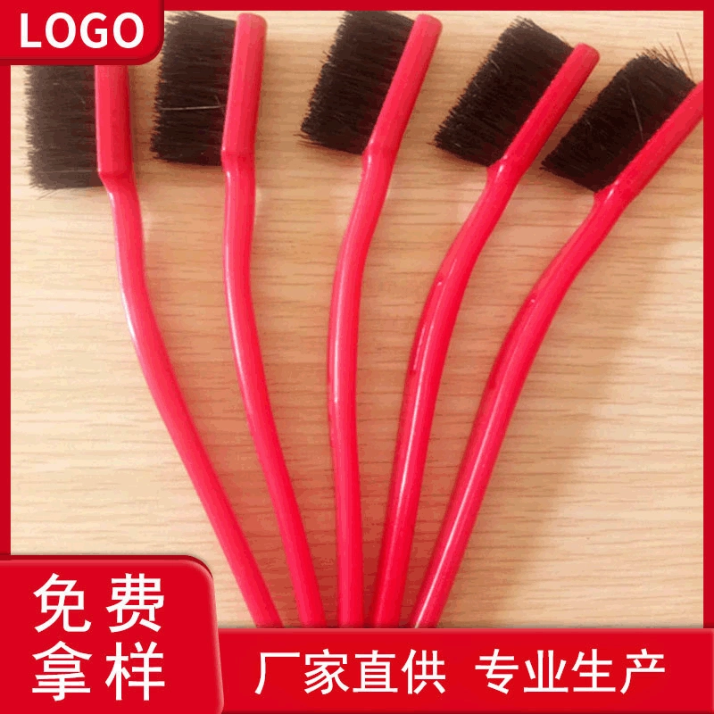 Обувная фабрика промышленная щетка инструмента склеивания, зубная щетка щетины свиньи Промышленная, щетка клея машины ботинка, прямые продажи щетки затира