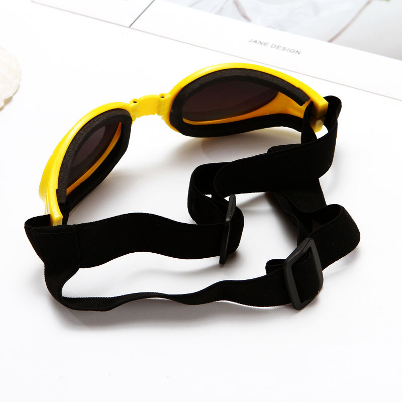 Venta caliente transfronteriza gafas para mascotas gafas de sol plegables para perros a prueba de viento gafas anti-DDoS suministros para mascotas