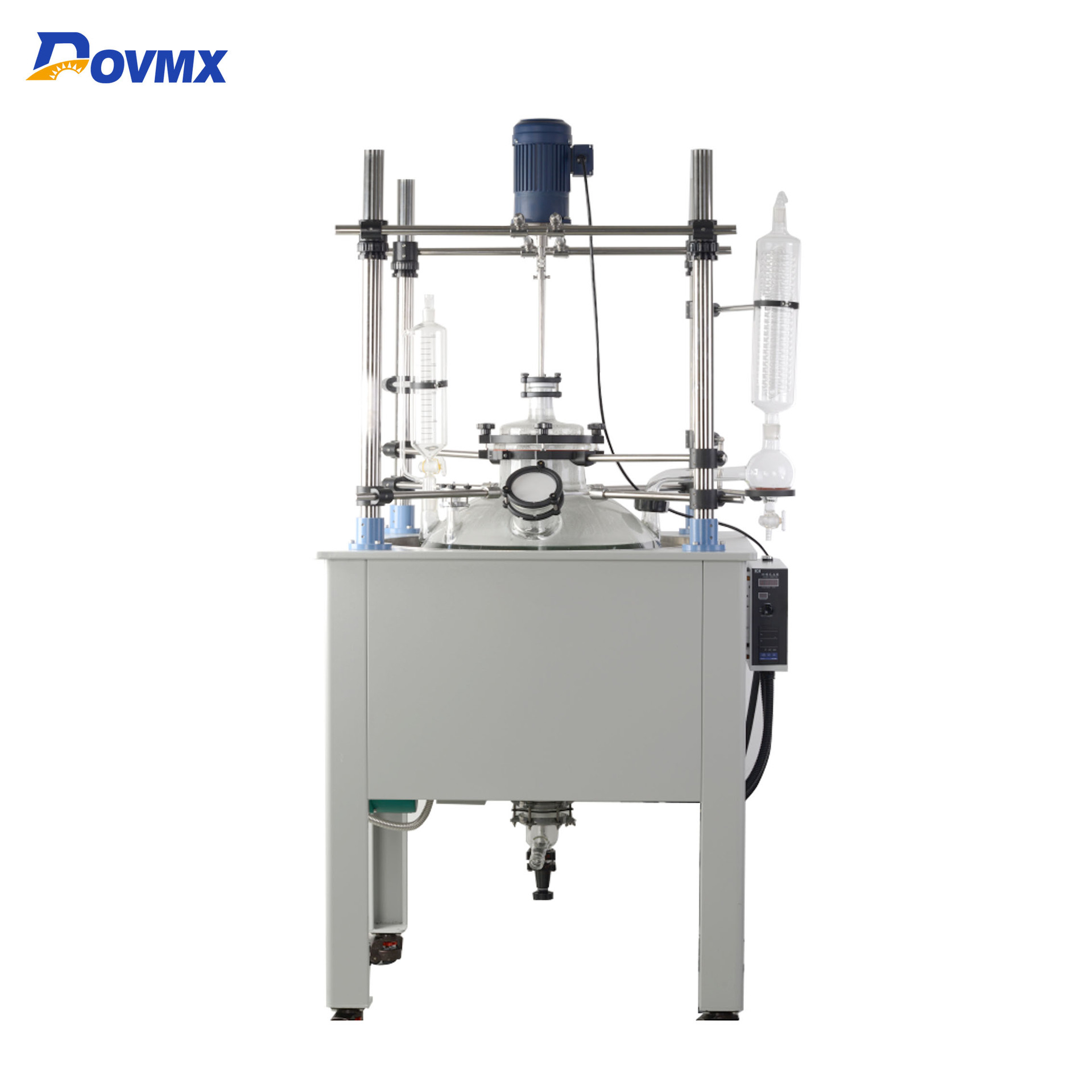 达丰厂家单层电加热玻璃反应釜50L  单层玻璃反应釜