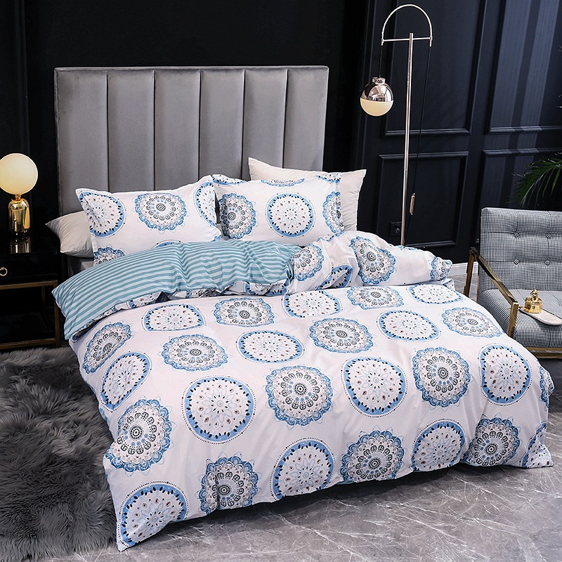 Nantong Home Textile polírozott 90g ágynemű, paplanhuzat, párnahuzat, háromrészes szett_voghion.com