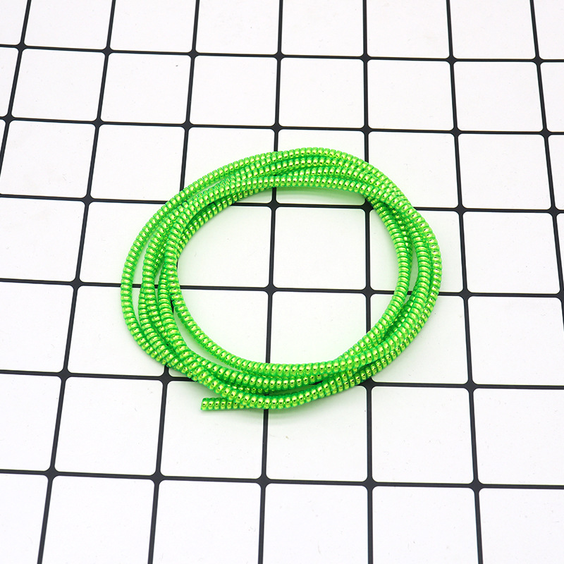 Directo de fábrica 1,6 M cable de datos del teléfono móvil galvanoplastia cuerda protectora cable de datos cable protector manga protectora cuerda de primavera