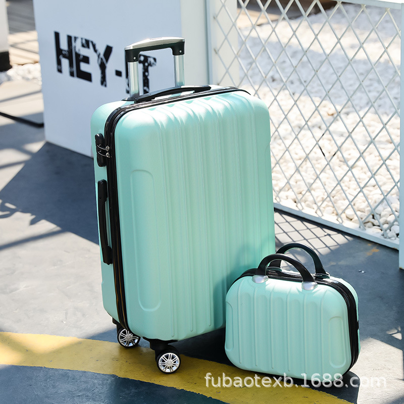 Equipaje de alta apariencia 20 pulgadas estilo coreano trolley caso estudiante de gran capacidad 24 pulgadas contraseña caso equipaje al por mayor