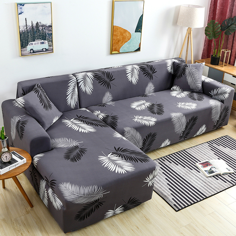 Elastic all-inclusive non-slip sofa cover universal sofa cover solid color factory direct cross-border selling Amazon